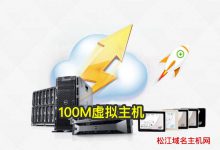 100M虚拟主机-松江域名主机网站